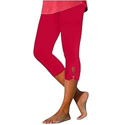 GOHRSHA Yoga Capris with Pockets for Women Workout