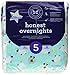 The Honest Company Disposable Baby Overnight Diapers, Sleepy Sheep, Size 5, 22 ct