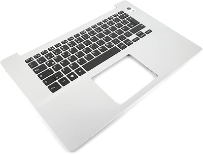 Dell Inspiron 5580 5585 Silver Palmrest GERMAN Keyboard Backlit 0K8HH4 0JWPXC
