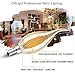 CRLight LED Candelabra Bulb 4W 2500K Warm White, 40W Equivalent 400LM E12 Base Dimmable LED Candle Bulbs, C35 Gilded Glass Flame Shape Bent Tip, 360 Degrees Beam Angle, 3 Pack