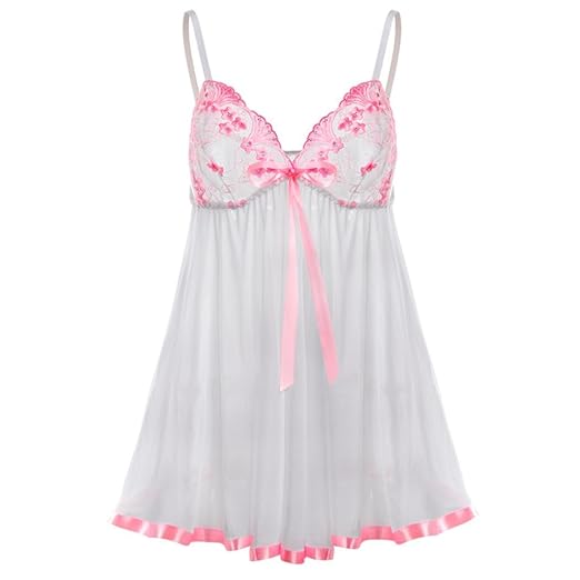 Dessous AMUSTER Frauen Sexy Spitze Dessous Unterwäsche Nachtwäsche Pyjamas Kleid Babydoll Reizwäsche Nachtwäsche Lingerie Nachtkleid S~6XL