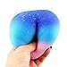 Galaxy Honey Peach Squeeze Toy OVERMAL 11CM Cream Scented Squishy Slow Rising Strap Kids Gift