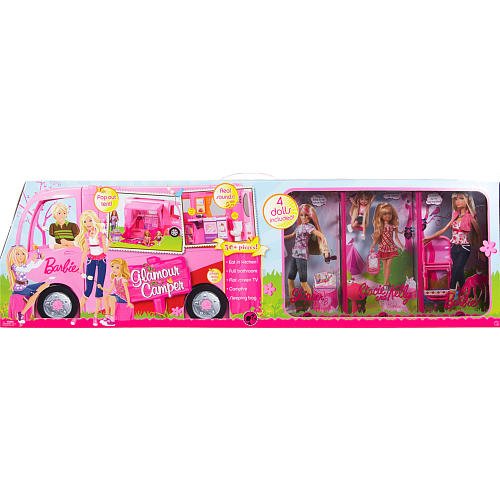 barbie pink glamour camper