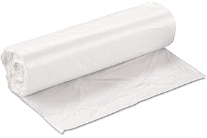 Inteplast Group High-Density Commercial Can Liners Value Pack, 30 gal, 9 microns, 30" x 36", Natural, 500/Carton