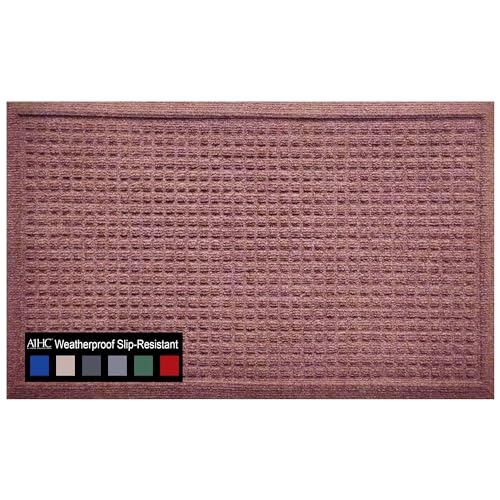 A1HC Durable Multi Purpose Door Mat, Heavy Duty Doormat, Indoor Outdoor, Easy C…