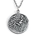 Azaggi Sterling Silver Handcrafted Alexander III The Great Coin Pendant Necklace