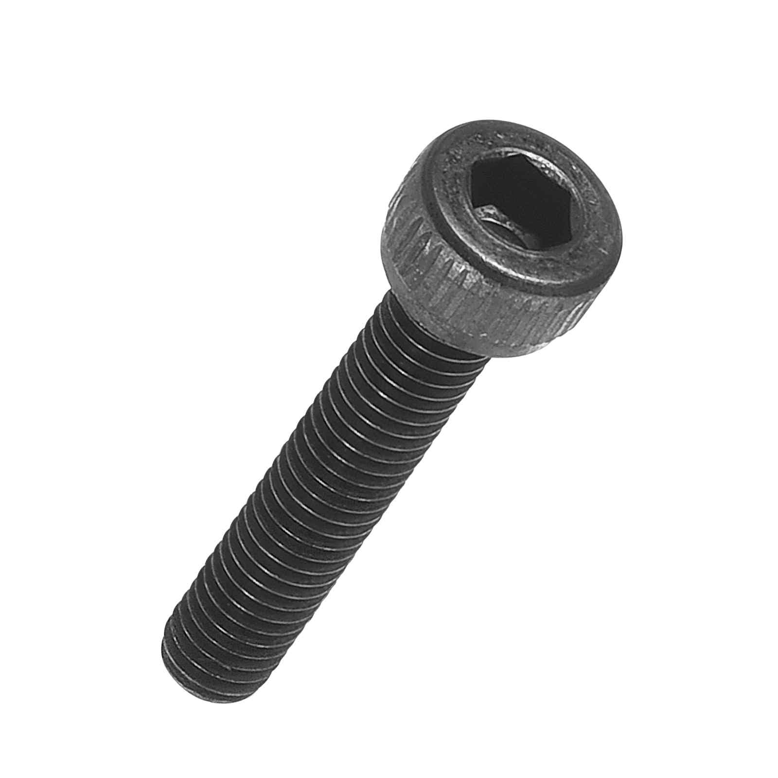 Kozelo 100pcs Socket Head Cap Screws - [M3-0.5 x 16mm] Alloy Steel Black Oxide Grade 12.9 Internal Hex Screw Full Thread for Industrial & Machinery Use, Black — image 1