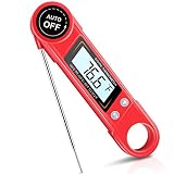 Meat Thermometer, GDPETS Digital Talking Instant Read Kitchen Food Cooking Thermometer With[Auto- Induction Direction] & [Voice Function] For Kitchen BBQ Grill Smoker Candy Tea