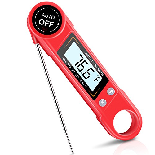Meat Thermometer, GDPETS Digital Talking Instant Read Kitchen Food Cooking Thermometer With[Auto- Induction Direction] & [Voice Function] For Kitchen BBQ Grill Smoker Candy Tea