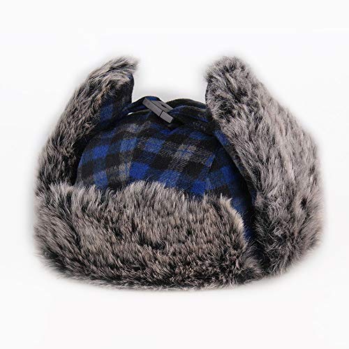 HOMFUL Unisex Trapper Trooper Hat Hunting Hat for Men and Women Ushanka Ear Flap Chin Strap - Updated New Model