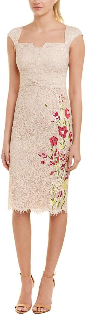 Karen Millen Womens Sheath Dress, UK 10 / US 6, Pink