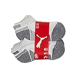 Puma Kids All Sport Cushioned Low Cut Socks - 6 Pack Shoe Size 9 - 3.5