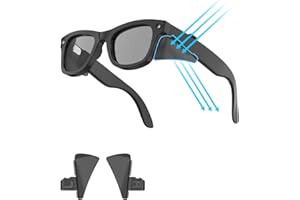 RCSTYLE HiBloks Glasses Side Shields Compatible with Ray-Ban Meta Wayfarer/Skyler/Headliner Gen 2 & Oakley Meta HSTN Smart Glasses Accessories, Safety Clip-on Eye Glasses, Durable, Lightweight and Comfort
