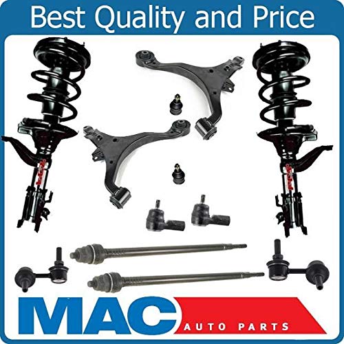 Replacement Part For 02-06 Honda CRV Front Strut Control Arms Ball Joints Tie Rods Sway Bar Links