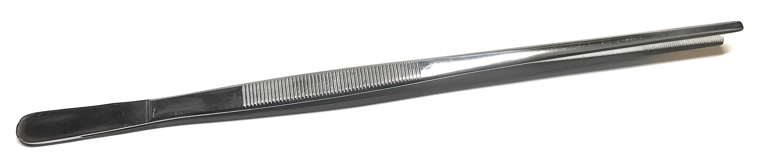 12" Reptiles Feeding Forceps Tweezers Long Straight Ends Aquarium BBQ Medical Grade Stainless Steel