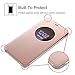 Fintie BLU LIFE ONE X2 Case - [Quick View Window] Premium PU Leather [Slim Flip] Protective Case Cover for BLU LIFE ONE X2 - 4G LTE Unlocked Smartphone, Rose Gold