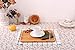 Bamboo Plates,2 Pack Cheese Plates Coffee Tea Serving Tray Fruit platters Party Dinner Plates Sour Candy Tray 13 x 9 x 0.8 inches