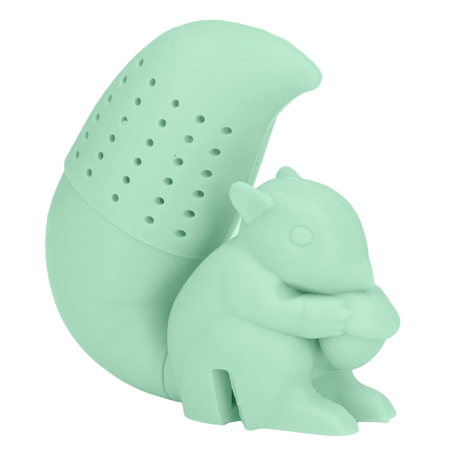 Zerodis Silicone Squirrel Shaped Tea Infuser, Green