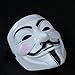 KUTECK V Vendetta Mask Guy Fawkes Halloween Costumes Masquerade Party Face