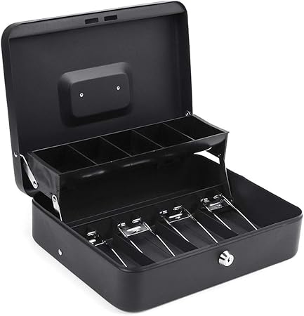 Huchas Decorativas Moneda de Metal Hucha Cerradura de la Llave de Caja Chica Caja de Dinero