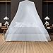 Mosquito Netting– Keeps Away Insects & Flies – Perfect For Indoors And Outdoors, Playgrounds, Fits Most Size Beds, Cribs - Conical Design, Including Hanging Parts and a FREE Carry Bag To Carry Along