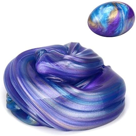 Svuencio Fluffy Floam Slime Clay Soft Slime Egg Colorful Cotton Mud Stress Relief Toys
