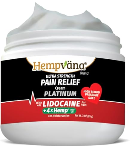 Amazon.com: Hempvana Platinum Maximum Strength Relief Cream 4X