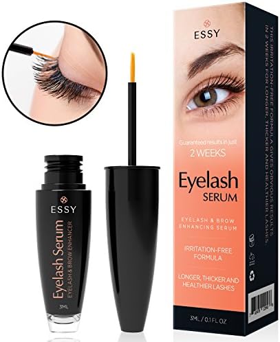 Essy natural Eyelash Growth Enhancer & Brow Serum for Long, Luscious Lashes and Eyebrows (3 ml)