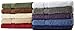 Amazon Brand – Pinzon 6 Piece Blended Egyptian Cotton Bath Towel Set - Cocoa
