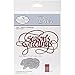 Elizabeth Craft Designs 1057 Thin Metal Die Season's Greetings, 4.74"X2.81"