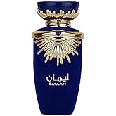 Lattafa Emaan Eau de Parfum Spray for Unisex, 3.4 Ounce