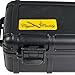 Cigar Caddy 3240 Matte Black Travel Cigar Humidor Case with Airtight Seal | Waterproof Cigar Holder with Humidifier Disc, Holds 10 Churchill Cigars