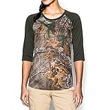 Under Armour Tech Camo 3/4 Tee - Women's Realtree AP-Xtra / Perfection Large