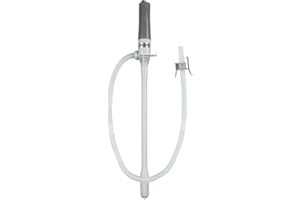 DEWAY Automatic Fuel Transfer Pump - 3X More Powerful D Battery Powered, Extra Long Hose Fits All Size Cans, Portable Liquid Pump Transfers Gasoline, Water & More at 2.6 Gal/Minute
