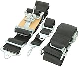 G-Force 6000BK Black 5-Point Pull-Down Latch and Link Individual Shoulder Harness Set