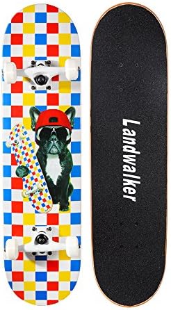 Landwalker Pro Cruiser Complete Girl Skateboard 31x8 Inch Skateboards Skateboard