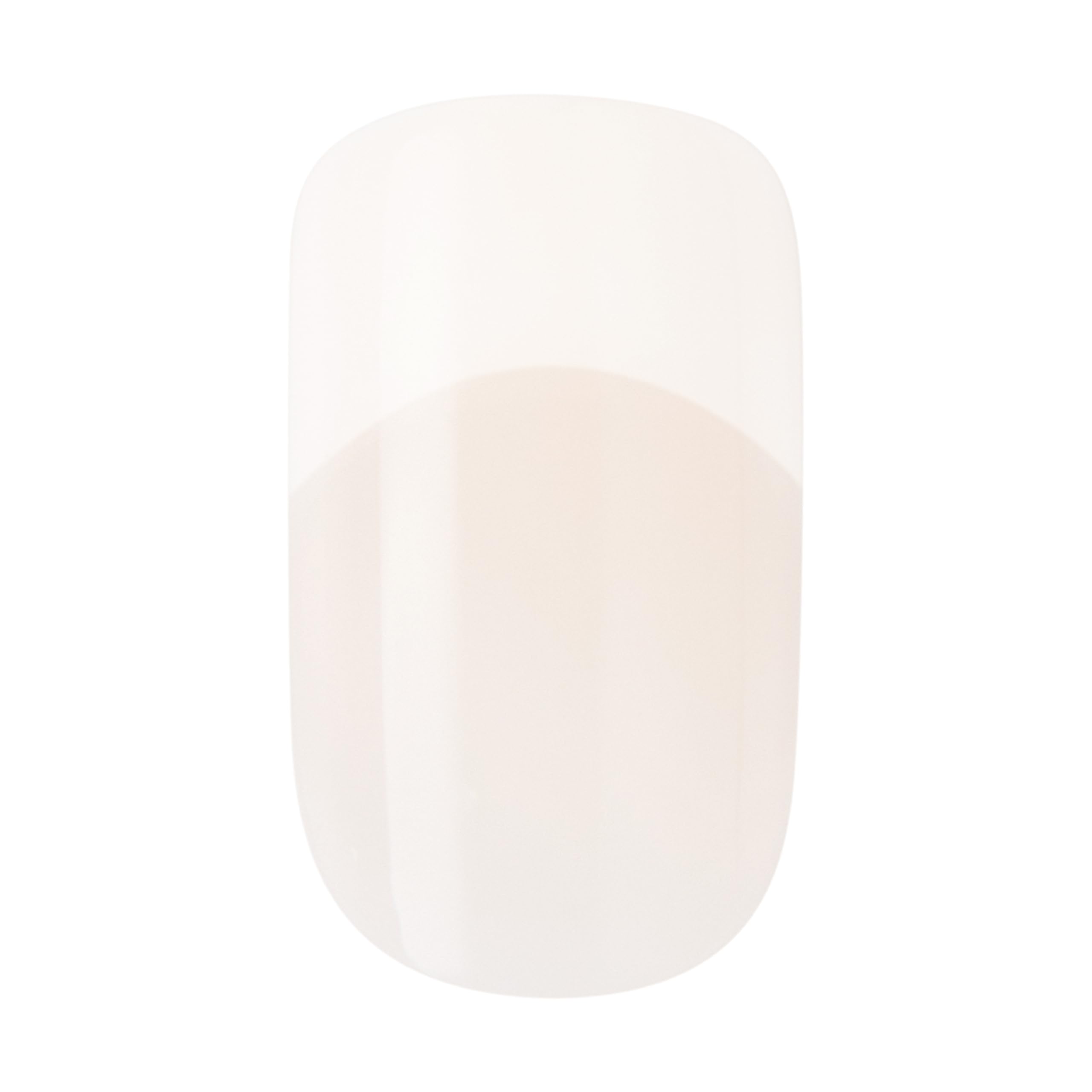 KISS Salon Acrylic Press On Nails, Nail glue included, 'Cashmere', French, Medium Size, Squoval Shape, Includes 28 Nails, 2g Glue, 1 Manicure Stick, 1 Mini file - Image 7