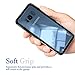 ROYBENS Galaxy S8 Plus Case, Clear Back and Slim Thin Excellent Grip Flexible Soft Silicone Gel Bumper Shockproof Full Body Protection Cover for Galaxy S8 Plus - Black Edge