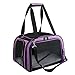X-ZONE PET Soft Pet Carrier, Dog Travel Bag Portable Foldable Airline Approved Cat Carrying Bag with Shoulder Strap, 3 Sides Open Mesh Breathable Dog Carrier with Storage Pocket
