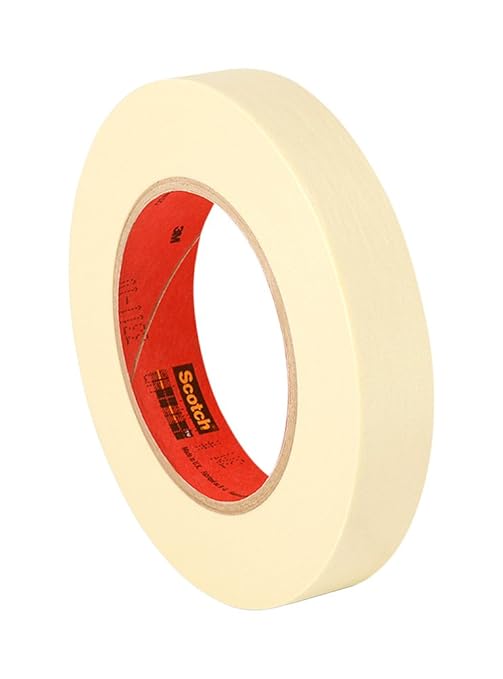 3M 2364 Performance Masking Tape 1.25 in. x 180 ft. Tan, Rubber Adhesive, Crepe Paper Backing