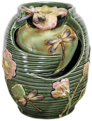 Nature's Garden Tabletop Garden Fountain, Dragonfly