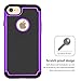 iPhone 7 Case,,ANLI(TM)[Shock Absorption] Drop Protection Hybrid Dual Layer Armor Protective Case Cover for Apple iPhone 7(4.7 inch) Purple
