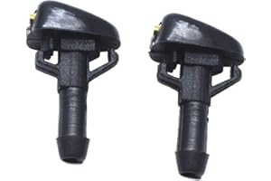AUTUT 2pcs Car Front Windshield Wiper Washer Water Spray Nozzle Non-OEM Replacement Compatible with Mitsubishi