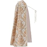 Willyacos Tudor Cape Men Medieval Renaissance Costumes Noble Tudor King Costume Cape Ren Faire Half Shoulder Cloak