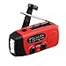 Emergency Radio MECO Solar Hand Crank Dynamo Weather Radio AM/FM/WB NOAA Radio with LED Flashlight, Phone Charger and 1000mAh Power Bank for Camping Hiking Outdoor Survival, with Cable & USB Jacks