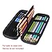 Hermitshell Hard Travel Case for Prismacolor/Crayola Premier Colored Pencils (S, Black)