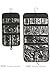 Fishers Finery Extra Large Hanging Toiletry Bag Shower Bag Travel Bag (Black, L)