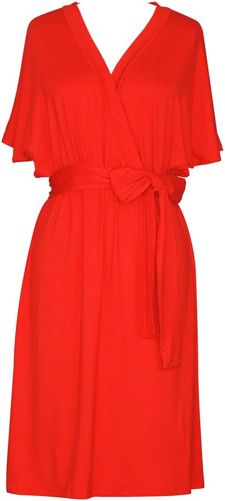 Doria Women's Cape Sleeve Wrap Dress