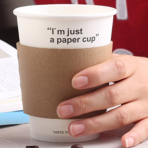 WARMBUY Coffee Cup Sleeves, 100 Count - Thumbnail 2