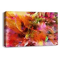 Canvas Wall Art Energe Wave Canvas Prints Home Artwork Decoration for Living Room Bedroom - 12x18 inches